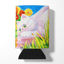 Load image into Gallery viewer, White Cat Can or Bottle Beverage Insulator Hugger