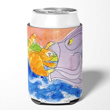 Load image into Gallery viewer, Cat and the Big Fish Can or Bottle Beverage Insulator Hugger