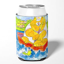Load image into Gallery viewer, Big Orange Cat Fishing Can or Bottle Beverage Insulator Hugger