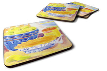 Load image into Gallery viewer, Green Apples for an apple pie Coasters - Set of 4 Lightweight Foam, Absorbent Drink Coasters