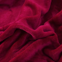 Load image into Gallery viewer, Tache Holiday Red Microfleece with Sherpa Back Throw Blanket (HRDMF)