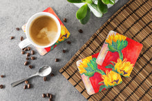 Load image into Gallery viewer, Flower - Sunflower Coasters - Set of 4 Lightweight Foam, Absorbent Drink Coasters