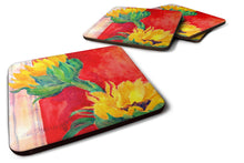 Load image into Gallery viewer, Flower - Sunflower Coasters - Set of 4 Lightweight Foam, Absorbent Drink Coasters