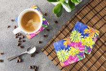 Load image into Gallery viewer, Flower Coasters - Set of 4 Lightweight Foam, Absorbent Drink Coasters