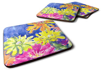 Load image into Gallery viewer, Flower Coasters - Set of 4 Lightweight Foam, Absorbent Drink Coasters