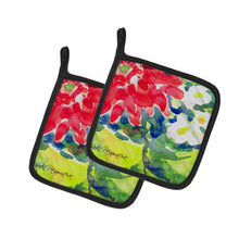 Load image into Gallery viewer, Flower Pot Holders - Set of 2 Decorative Kitchen Helpers | Made in the USA 6126PTHD