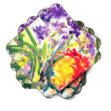Load image into Gallery viewer, Flower Coasters - Set of 4 Lightweight Foam, Absorbent Drink Coasters