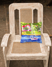Load image into Gallery viewer, Sailboat on the lake Decorative   Canvas Fabric Pillow