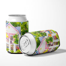 Load image into Gallery viewer, White Cottage at the beach Can or Bottle Beverage Insulator Hugger