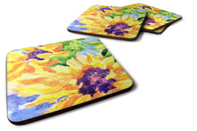 Load image into Gallery viewer, Flower - Sunflower Coasters - Set of 4 Lightweight Foam, Absorbent Drink Coasters