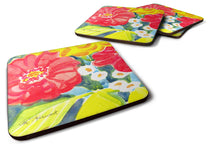 Load image into Gallery viewer, Flower Coasters - Set of 4 Lightweight Foam, Absorbent Drink Coasters