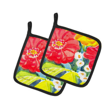Load image into Gallery viewer, Flower Pot Holders - Set of 2 Decorative Kitchen Helpers | Made in the USA 6135PTHD