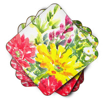 Load image into Gallery viewer, Flower Coasters - Set of 4 Lightweight Foam, Absorbent Drink Coasters