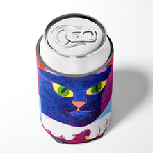 Load image into Gallery viewer, Big Blue Cat Can or Bottle Beverage Insulator Hugger
