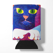 Load image into Gallery viewer, Big Blue Cat Can or Bottle Beverage Insulator Hugger