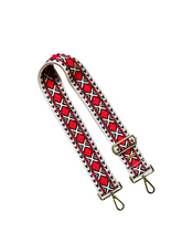 Load image into Gallery viewer, Aztec Diamond Guitar Purse Strap