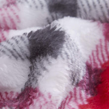 Load image into Gallery viewer, Tache Holiday Red Farmhouse Plaid Patchwork Flannel Throw Blanket (4025)