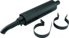 Load image into Gallery viewer, QuadBoss, QuadBoss Universal Muffler Part #157108 for Powersports Vehicles with Black Finish and Welded Internal Components