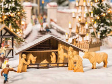Load image into Gallery viewer, Noch 14394 HO Scale Christmas Nativity Scene -- Laser-Cut Wood Kit