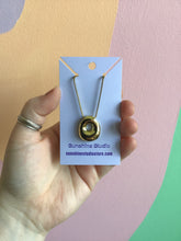 Load image into Gallery viewer, Bubble Letter Initial Necklace