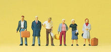 Load image into Gallery viewer, Preiser 10504 HO Scale Passengers -- Standing pkg(6)