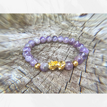 Load image into Gallery viewer, Amethyst Serenity &amp; Protection Bracelet