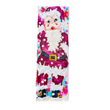 Load image into Gallery viewer, Burgundy Vintage Santa Claus Original Painting