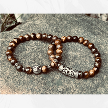 Load image into Gallery viewer, Tiger Eye Peaceful Energy Crystal Bracelets