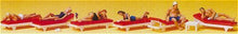 Load image into Gallery viewer, Preiser 10429 HO Scale Recreation &amp; Sports -- Sunbathers on Lounges