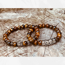 Load image into Gallery viewer, Tiger Eye Peaceful Energy Crystal Bracelets