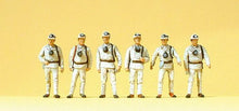 Load image into Gallery viewer, Preiser 10555 HO Scale Working People -- Miners w/Masks pkg(6)