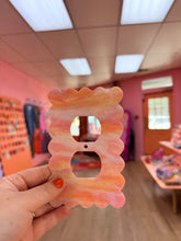 Load image into Gallery viewer, Light Pink &amp; Peach Marble Outlet Covers