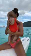 Load image into Gallery viewer, Coral Scrunch Kids One Piece