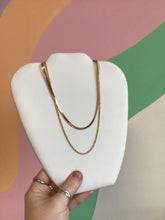 Load image into Gallery viewer, Layered Rope and Herringbone Titanium Necklace