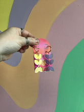 Load image into Gallery viewer, Shimmering Iridescent Petal Earrings
