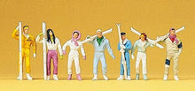 Load image into Gallery viewer, Preiser 10316 HO Scale Recreation &amp; Sports -- Skiers pkg(7)