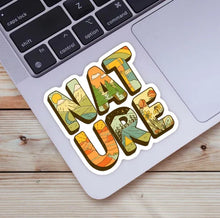Load image into Gallery viewer, "Nature" Illustrated Word Sticker