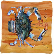 Load image into Gallery viewer, Crab Decorative   Canvas Fabric Pillow