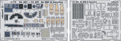 Eduard 73487 1/72 Aircraft- J88C6 Interior for RVL (Painted Self Adhesive)