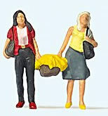Load image into Gallery viewer, Preiser 28200 HO Scale 2 Women Shopping