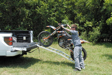 Load image into Gallery viewer, QuadBoss, QuadBoss Folding Arched UTV Ramp 18x89 for Powersports Vehicles