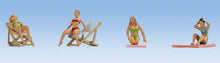Load image into Gallery viewer, Noch 15851 HO Scale Sunbathing Women with Accessories -- pkg(4)