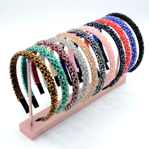 Finley Glamband in White