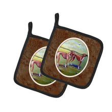 Load image into Gallery viewer, Azawakh Hound Pot Holders - Set of 2 Decorative Kitchen Helpers | Made in the USA 7001PTHD