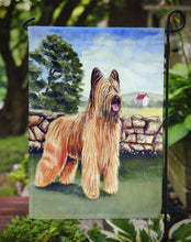 Load image into Gallery viewer, Briard by the stone fence Garden Flag – Decorative Outdoor Yard Flag