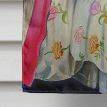 Load image into Gallery viewer, Airedale Terrier Waiting on Mom Flag Canvas House Size