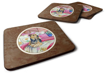 Load image into Gallery viewer, Airedale Waiting on Mom Foam Coaster  7006FC