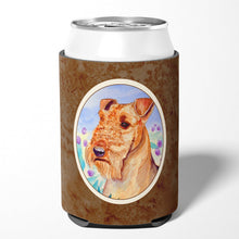 Load image into Gallery viewer, Airedale Terrier in Flowers Can or Bottle Hugger 7007CC