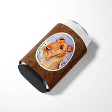 Load image into Gallery viewer, Airedale Terrier in Flowers Can or Bottle Hugger 7007CC