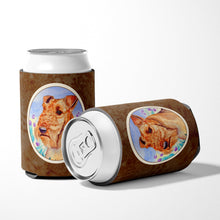 Load image into Gallery viewer, Airedale Terrier in Flowers Can or Bottle Hugger 7007CC